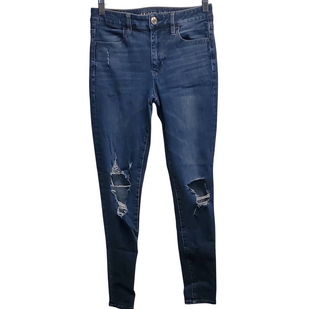 American Eagle Women's Distressed 360 Next Level Stretch Jeans Size 4
